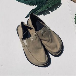 Nike canvas slip on shoes tan size men’s 8
